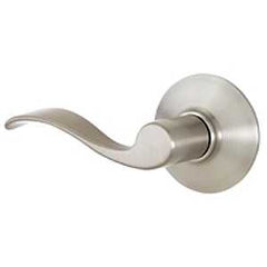 Schlage F Series F170VACC619LH Dummy Lever, Mechanical Lock, Satin Nickel, Lever Handle, Metal, Residential