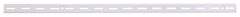 ProSource 25213PHL Shelf Standard, 2 mm Thick Material, 5/8 in W, 48 in H, Steel, White