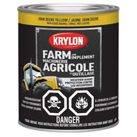 Krylon 2025 Farm Equipment Paint, John Deere Yellow, 32 oz