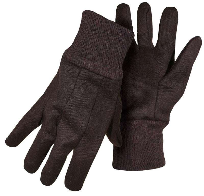 Boss 403J Work Gloves, XL, Knit Wrist Cuff, Brown