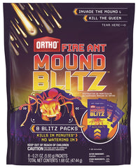 Ortho Mount Blitz 0283105 Fire Ant Killer, Solid, Home Lawns, Around Ornamental Plants, Flowers, Shrubs and Trees, Bag
