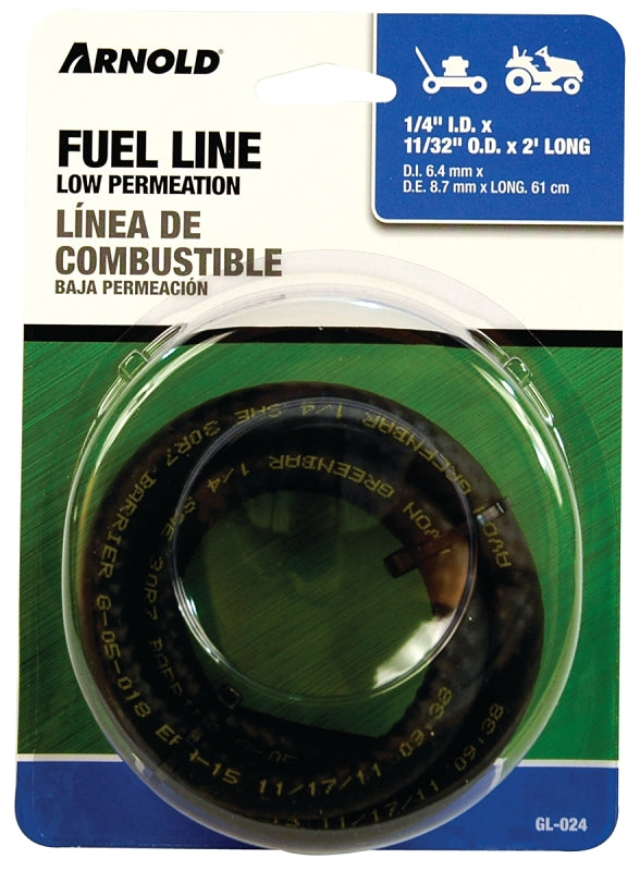 Cub Cadet GL-024 Low Permeation Fuel Line, 1/4 in ID, 2 ft L, Clear