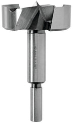 Irwin 1966937/42930 Forstner Bit, 1-7/8 in Dia, 3-1/2 in OAL, 1-Flute, 3/8 in Dia Shank, Reduced Shank