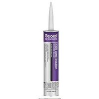 Geocel GC66101 Sealant, White, 4 days Curing, 40 to 140 deg F, 10.3 fl-oz Cartridge