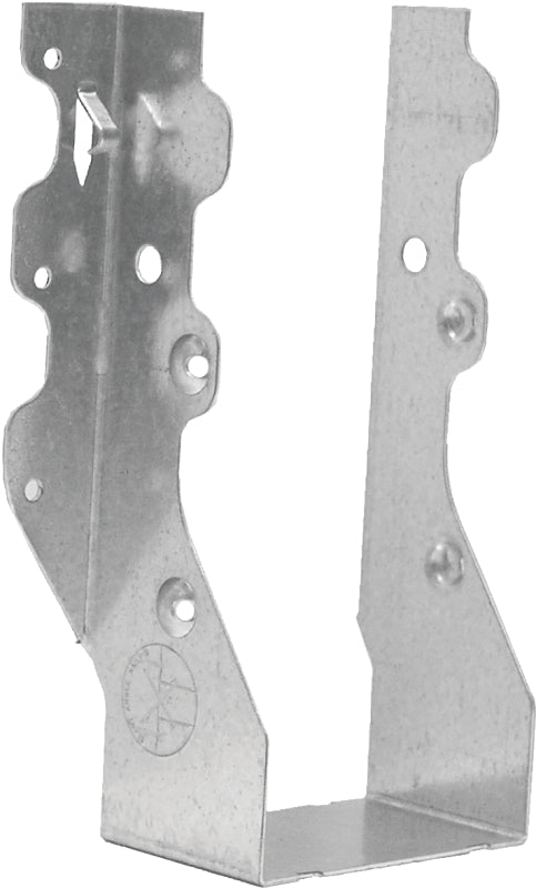 MiTek JUS28-2 Slant Joist Hanger, 7-1/8 in H, 2 in D, 3-1/8 in W, 2 in L x 8 to 10 in H, Steel, Galvanized