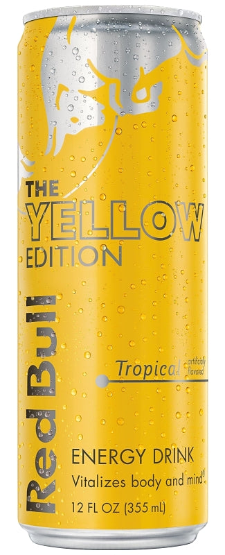 Red Bull 611269113570 Energy Drink, Tropical Punch Flavor, 12 oz Can