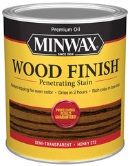 Minwax Wood Finish 700494444 Wood Stain, Honey, Liquid, 1 qt, Can