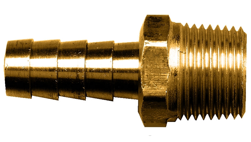 125-12E  BARB - HOSE BRASS COU