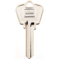 Hy-Ko 11010AR4 Key Blank, Brass, Nickel, For: Arrow Cabinet, House Locks and Padlocks