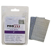 ProFIT 0712504 Series Finish Nail, Glue Collation, 2 in L, 16 ga, Steel, Electro-Galvanized, Brad Head, Smooth Shank