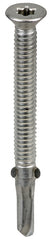 Acorn International S-WM14234G250 Screw, #14 Thread, Star Drive, Self-Tapping, Winged Point, Galvanized Steel, 250 BAG