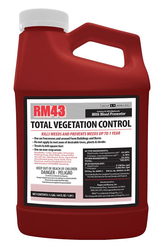Ragan & Massey 76505 Weed Killer and Preventer, Liquid, Red, 64 oz Bottle