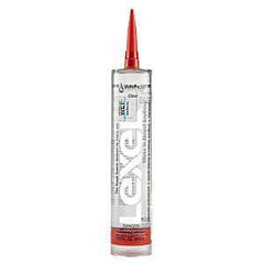 Lexel 13090 Elastic Sealant, Clear, 1 week Curing, 0 to 120 deg F, 10.5 oz Cartridge