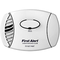 First Alert CO400B Single Gas Detector, 85 dB, Alarm: Audible/Visual, Electrochemical Sensor, White