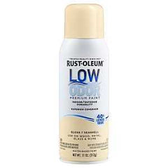 Rust-Oleum 388275 Premium Paint, Gloss, Seashell, 11 oz Aerosol Can