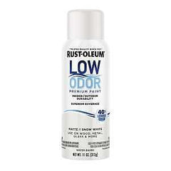 Rust-Oleum 388286 Premium Paint, Matte, Snow White, 11 oz Aerosol Can