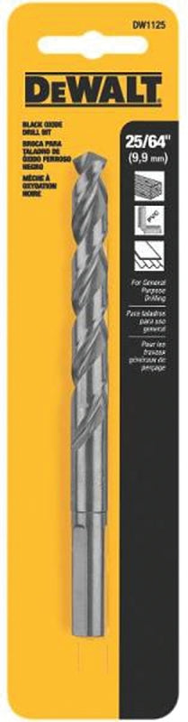 DW1125 DRILL BIT OXIDE 25/64IN
