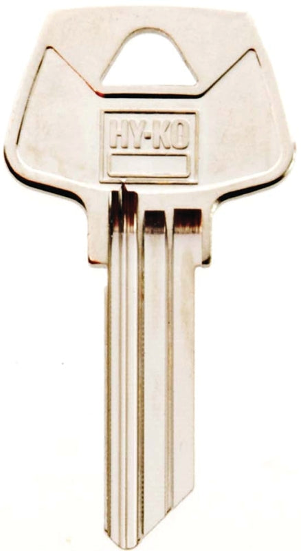 Hy-Ko 11010S32 Key Blank, Brass, Nickel, For: Sargent Cabinet, House Locks and Padlocks