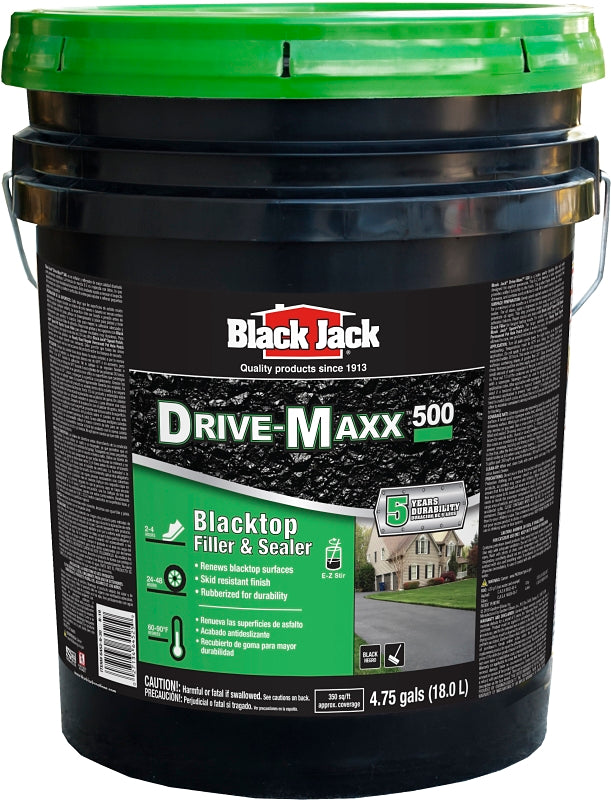 Black Jack Drive-Maxx 500 6452-9-30 Filler and Sealer, Liquid, Black, 4.75 gal Pack
