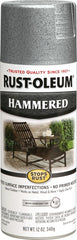 Stops Rust 7213830 Rust Preventative Spray Paint, Hammered, Silver, 12 oz, Can