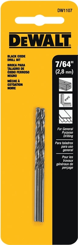 DW1107 DRILL BIT OXIDE 7/64IN