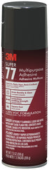 3M Super 77 77-10VOC30 Spray Adhesive, Liquid, Solvent, Clear, 7.3 oz Can