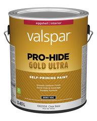 Pro-Hide Gold Ultra 029.1062004.007 Interior Self-Priming Paint, Eggshell, Clear, 1 gal, 37 sq-m Coverage Area