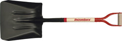 UnionTools 54109 Coal and Street Shovel, 13-1/2 in W Blade, 14-1/2 in L Blade, Steel Blade, Hardwood Handle