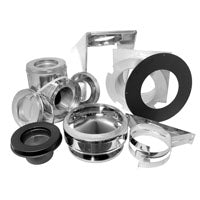 Selkirk SuperVent 2100 JM6WSP Wall Support Kit, Specifications: 6 in Size