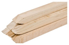 MAT Holding WW4-12 Garden Stake, 4 ft L, 0.66 in Dia, Wood