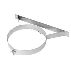 Selkirk JM8WB Wall Band, 8 in Dia, Stainless Steel