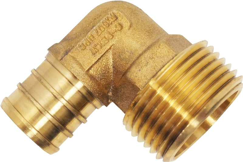 Apollo Valves APXME34 Pipe Elbow, 3/4 in, MNPT, 200 psi Pressure