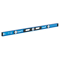 Empire 500 Series 500.48 I-Beam Level, 48 in L, 3-Vial, Nonmagnetic, Aluminum, Blue