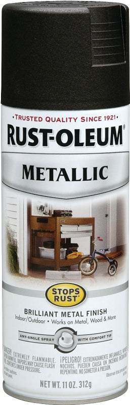 Stops Rust 248636 Rust Preventative Spray Paint, Metallic, Oil-Rubbed Bronze, 11 oz, Can