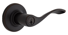Weiser Elements Belmont Series 9GLC5350-033 Entry Lever, Levers Lock, Venetian Bronze, Residential, Universal Hand
