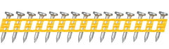 DeWALT DCN890075 Fastener, 3/4 in L, Steel, Zinc, Full Round Head, Smooth Shank