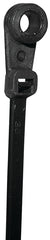 Tradeselect CTH67WP10 Mounting Head Tie, 1.46 in Max Bundle Dia, Nylon, Black