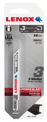 Lenox 1991563 Jig Saw Blade, 3/8 in W, 3-5/8 in L, 14 TPI