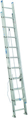 Werner D1320-2 Extension Ladder, 19 ft H Reach, 250 lb, Aluminum