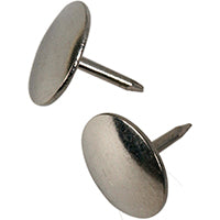 Hillman 122670 Thumb Tack, 15/64 in Shank, Steel, Nickel-Plated, Cap Head, Sharp Point