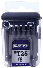 Vulcan 322891OR Screwdriver Bit, Hex Shank, S2 Chrome Molybdenum Steel