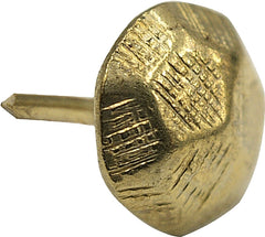 Hillman 122691 Furniture Nail, Brass, Hammered Head