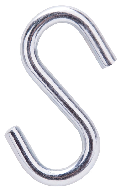 ProSource LR373 S-Hook, 100 lb Working Load, 0.229 in Dia Wire, Steel, Zinc