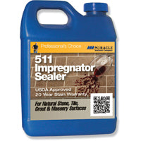 Miracle Sealants 511-QT-6/1 Impregnator Sealer, Liquid, Colorless, 1 qt, Can