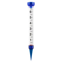 La Crosse 704-1549 Jumbo Rain Gauge, 6 in, Clear