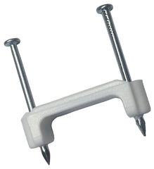 GB PS-175 Cable Staple, 3/4 in W Crown, 1-1/4 in L Leg, Plastic/Polyethylene