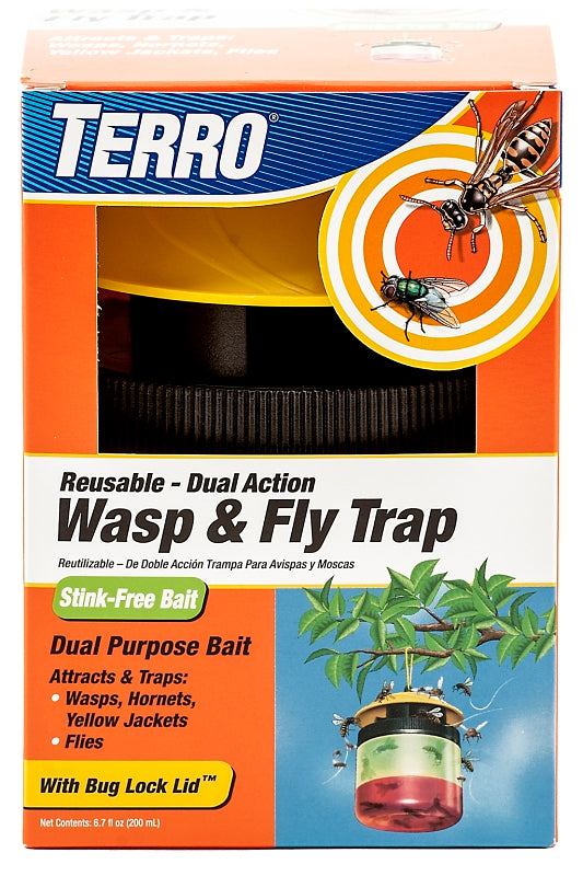 Terro T512 Wasp and Fly Trap, Liquid, Vinegar