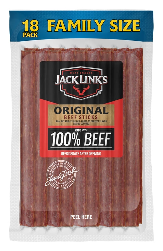 Jack Link's 10000030691 Beef Jerky Stick, Original Flavor, 14.4 oz Pack