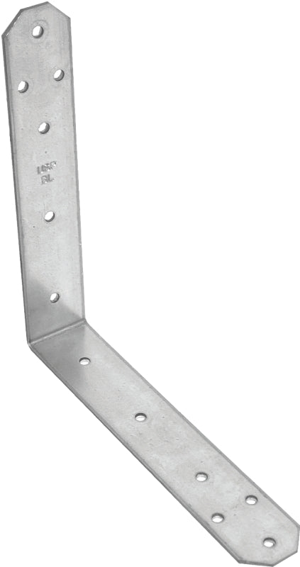 MiTek BL6 Multi-Purpose Corner Brace, 6-9/16 in W, 1-1/4 in D, Steel, G90 Galvanized