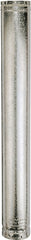 AmeriVent 4E3 Type B Gas Vent Pipe, 4 in OD, 3 ft L, Galvanized Steel